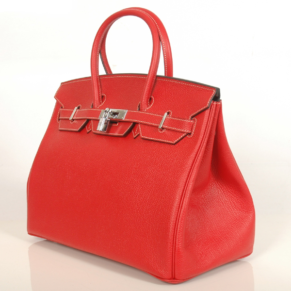 H35FBJSS Hermes Birkin in pelle togo togo 35CM Flame (argento)